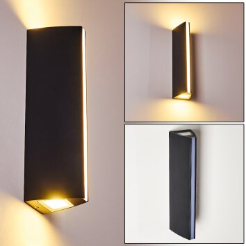 Applique da esterno Rotterdamm LED Nero, 1-Luce