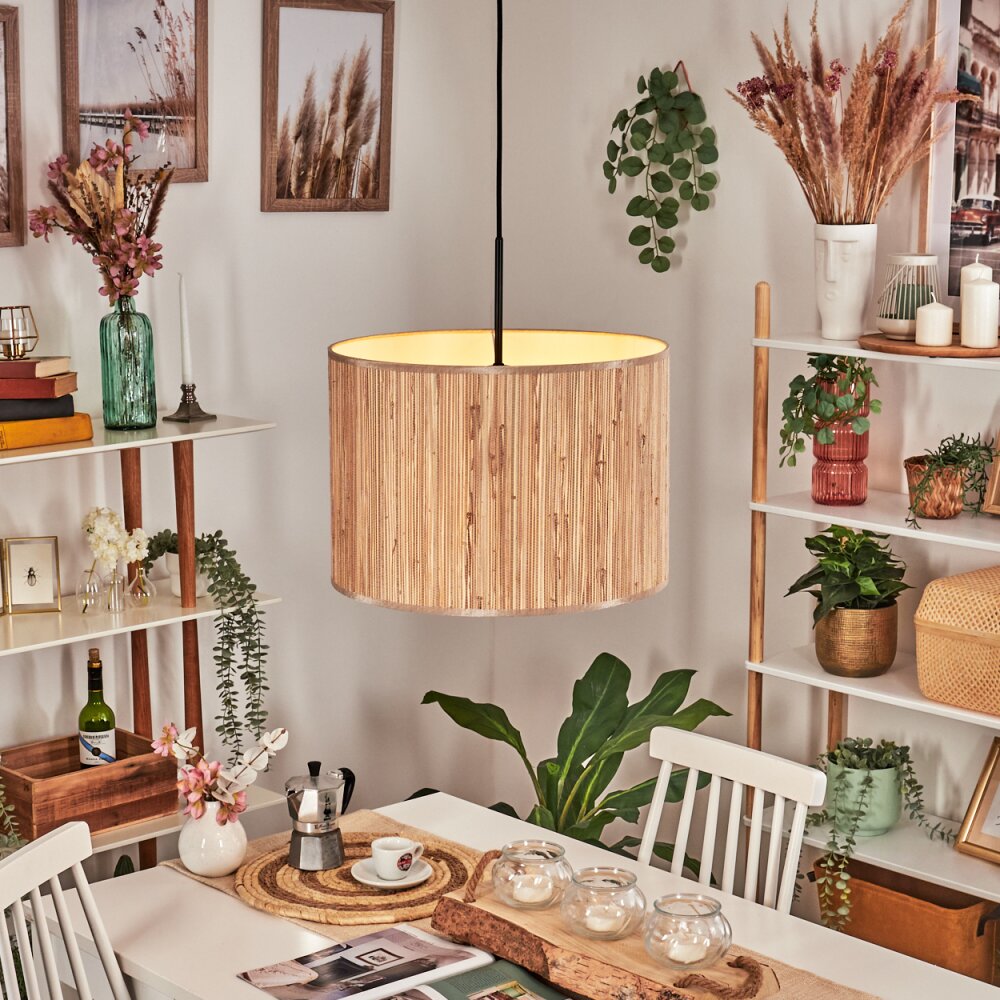 Bongal Lampadario a sospensione, Lampada a sospensione Marrone, Écru, 1-Luce main product photo