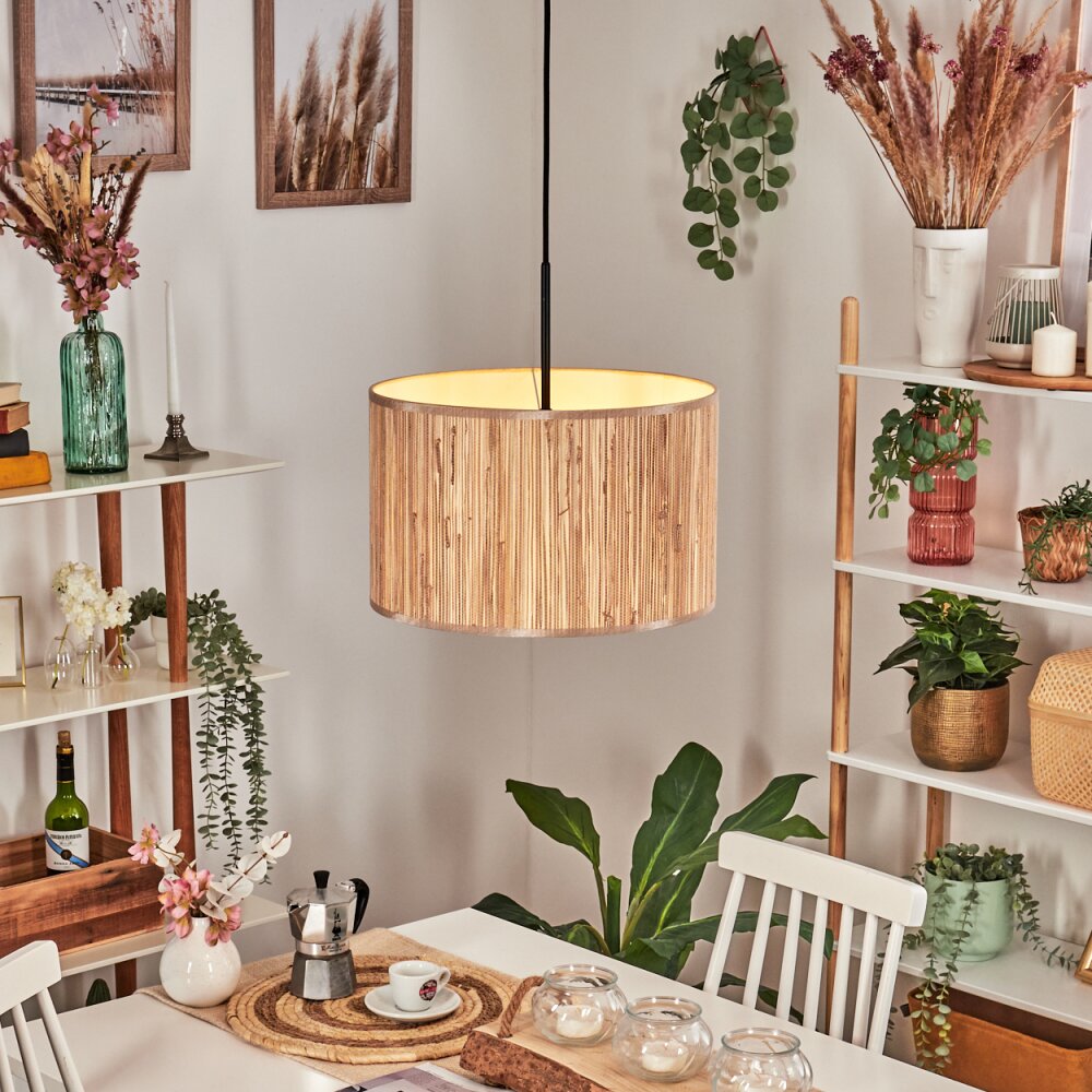 Bongal Lampadario a sospensione, Lampada a sospensione Marrone, Écru, 1-Luce main product photo
