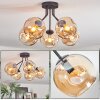 Ripoll Plafoniera, Lampada a sfera Ambrato, 5-Luci