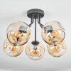 Ripoll Plafoniera, Lampada a sfera Ambrato, 5-Luci