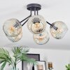 Ripoll Plafoniera, Lampada a sfera Ambrato, Chiaro, 5-Luci