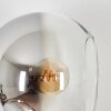 Koyoto Lampada a sfera, Applique Cromo, Chiaro, Grigio fumo, 3-Luci