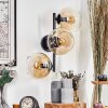 Koyoto Lampada a sfera, Applique Ambrato, Chiaro, 3-Luci