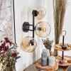Koyoto Lampada a sfera, Applique Ambrato, Chiaro, 3-Luci