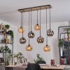 Ripoll Lampadario a sospensione, Lampada a sfera, Lampada a sospensione Écru, Nero, 8-Luci