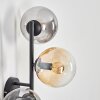 Gastor Lampada a sfera, Applique Ambrato, Chiaro, Grigio fumo, 3-Luci
