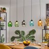 Lavel Lampadario a sospensione, Lampada a sospensione LED Blu, Verde, Chiaro, Arancione, Grigio fumo, 5-Luci
