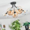 Koyoto Plafoniera, Lampada a sfera 52 cm Ambrato, Chiaro, 5-Luci