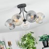 Ripoll Plafoniera, Lampada a sfera Ambrato, Chiaro, Grigio fumo, 5-Luci