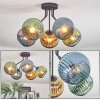Koyoto Plafoniera, Lampada a sfera 52 cm Blu, Oro, Verde, 5-Luci