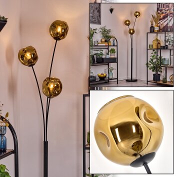 Ripoll Lampada a sfera, Lampada da terra Oro, 3-Luci