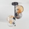 Ripoll Plafoniera, Lampada a sfera Ambrato, Chiaro, Grigio fumo, 4-Luci