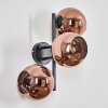 Koyoto Lampada a sfera, Applique Ramato, 3-Luci