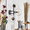 Koyoto Lampada a sfera, Applique Chiaro, 3-Luci