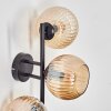 Koyoto Lampada a sfera, Applique Ambrato, 3-Luci