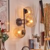 Koyoto Lampada a sfera, Applique Ambrato, Chiaro, 3-Luci