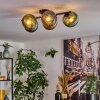 Koyoto Plafoniera, Lampada a sfera Blu, Oro, Verde, 5-Luci