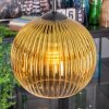 Koyoto Lampadario a sospensione, Lampada a sfera, Lampada a sospensione a cluster 30 cm Oro, Chiaro, 3-Luci