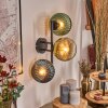 Koyoto Lampada a sfera, Applique Blu, Oro, Verde, Chiaro, 3-Luci