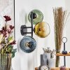 Koyoto Lampada a sfera, Applique Blu, Oro, Verde, Chiaro, 3-Luci