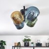 Koyoto Plafoniera, Lampada a sfera Blu, Oro, Verde, 4-Luci