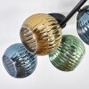 Koyoto Plafoniera, Lampada a sfera Blu, Oro, Verde, 4-Luci