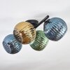 Koyoto Plafoniera, Lampada a sfera Blu, Oro, Verde, 4-Luci