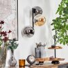 Gastor Lampada a sfera, Applique Ambrato, Grigio fumo, 3-Luci