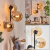 Gastor Lampada a sfera, Applique Ambrato, 3-Luci