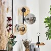 Gastor Lampada a sfera, Applique Ambrato, Grigio fumo, 3-Luci