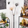 Ripoll Lampada a sfera, Lampada da terra Ambrato, Chiaro, Grigio fumo, 3-Luci
