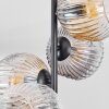 Ripoll Plafoniera, Lampada a sfera Ambrato, Chiaro, Grigio fumo, 4-Luci