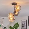 Ripoll Plafoniera, Lampada a sfera Ambrato, Chiaro, Grigio fumo, 4-Luci