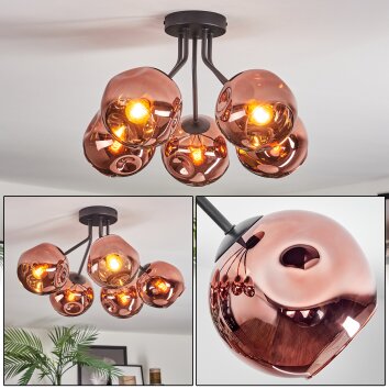 Ripoll Plafoniera, Lampada a sfera Ramato, 5-Luci Ripoll Plafoniera, Lampada a sfera Ramato, 5-Luci