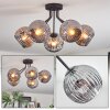 Ripoll Plafoniera, Lampada a sfera Grigio fumo, 5-Luci