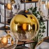 Gastor Lampadario a sospensione, Lampada a sfera, Lampada a sospensione Ambrato, Oro, Chiaro, Grigio fumo, 6-Luci