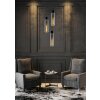 Lucide ORLANDO Sospensioni Grigio, Ruggine, 3-Luci