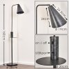 Terwispel Lampada da terra Antracite, Grigio, Nero, 1-Luce