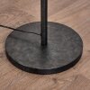 Terwispel Lampada da terra Antracite, Grigio, Nero, 1-Luce