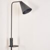 Terwispel Lampada da terra Antracite, Grigio, Nero, 1-Luce