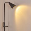 Terwispel Lampada da terra Antracite, Grigio, Nero, 1-Luce