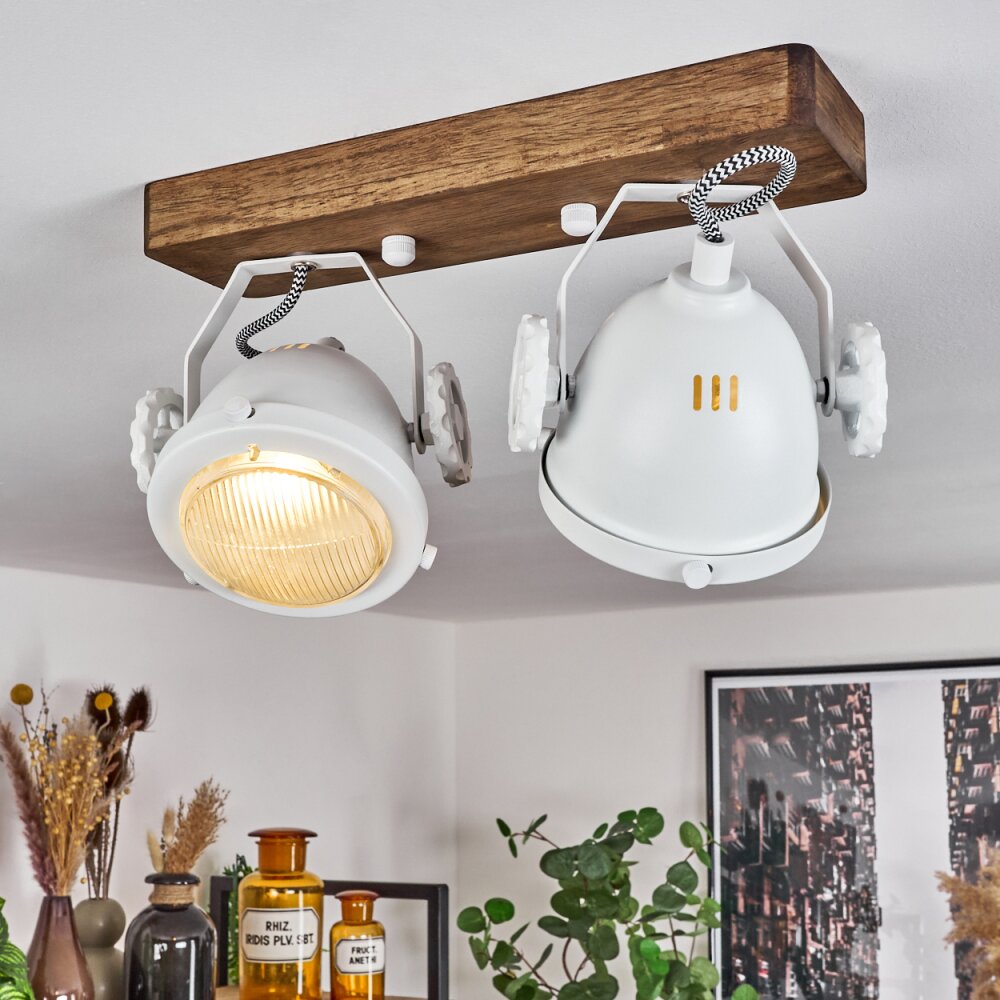 Herford Plafoniera Legno scuro, 2-Luci main product photo