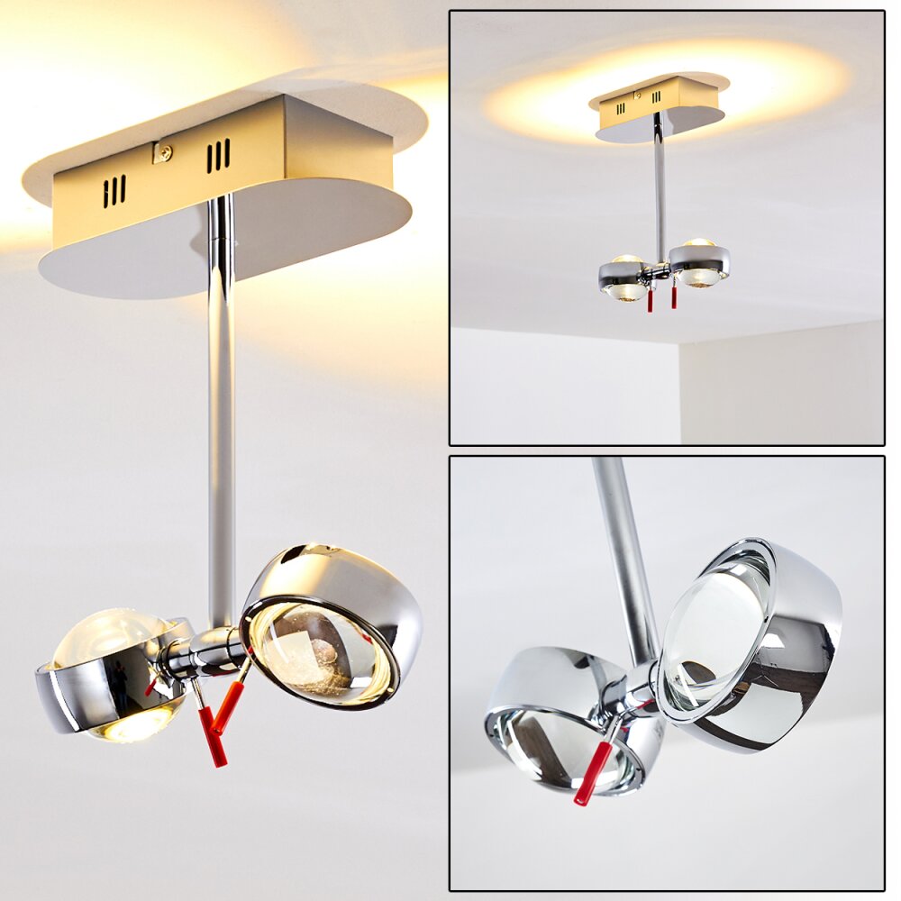 Florenz Plafoniera LED Cromo, 2-Luci main product photo