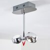 Florenz Plafoniera LED Cromo, 2-Luci