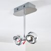 Florenz Plafoniera LED Cromo, 2-Luci