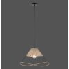 Leuchten-Direkt REED Lampada a Sospensione Legno chiaro, 1-Luce