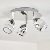 Morges Plafoniera LED Cromo, 3-Luci