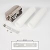 Morges Applique Nichel opaco, 2-Luci