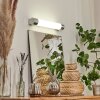 Morges Lampada da specchio LED Cromo, 1-Luce
